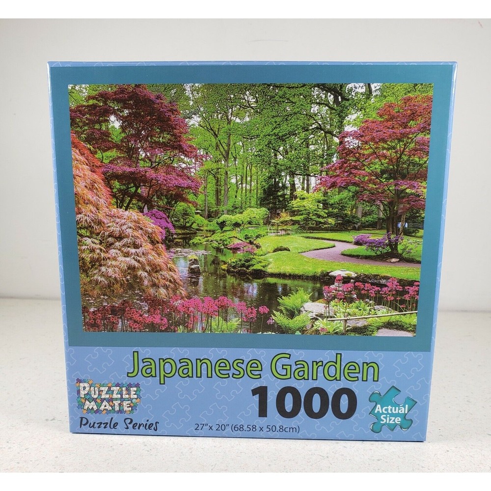 Japanese Garden 1000 Piece Jigsaw Puzzle By Puzzle Mate Puzzle Series New Sealed